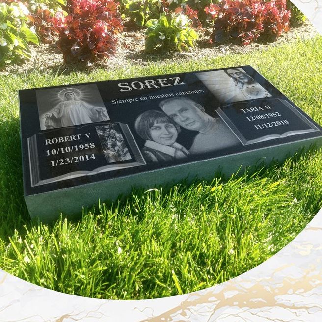 Personalized Pet Stone Memorial Grave Marker Granite Human Praying Hand Children 
